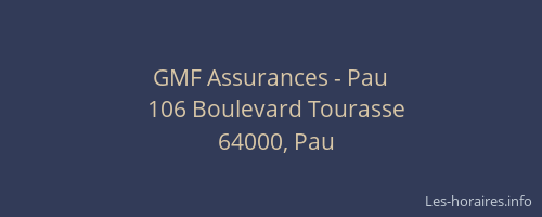GMF Assurances - Pau