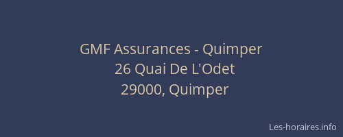 GMF Assurances - Quimper