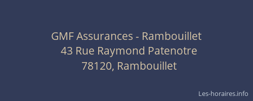 GMF Assurances - Rambouillet