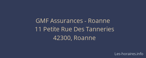 GMF Assurances - Roanne
