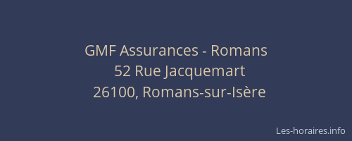 GMF Assurances - Romans