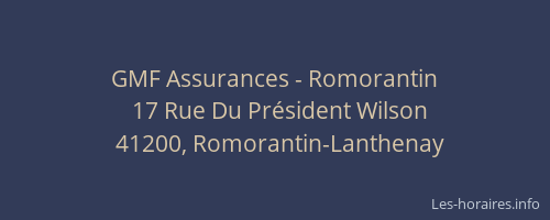 GMF Assurances - Romorantin