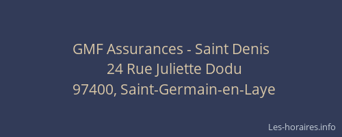 GMF Assurances - Saint Denis