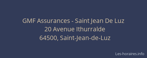 GMF Assurances - Saint Jean De Luz