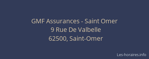 GMF Assurances - Saint Omer