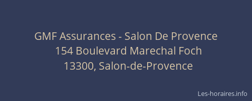 GMF Assurances - Salon De Provence