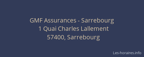 GMF Assurances - Sarrebourg