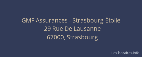 GMF Assurances - Strasbourg Étoile
