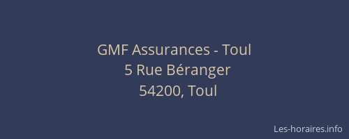 GMF Assurances - Toul