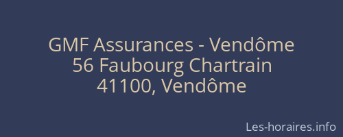 GMF Assurances - Vendôme