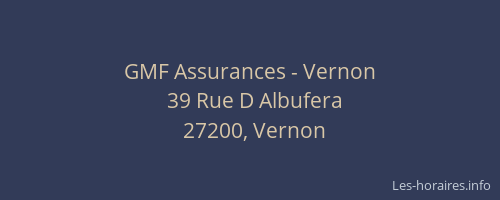GMF Assurances - Vernon