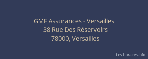 GMF Assurances - Versailles