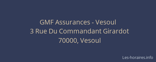 GMF Assurances - Vesoul