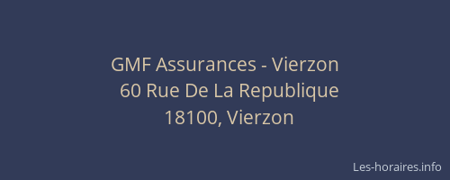 GMF Assurances - Vierzon
