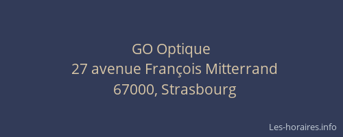 GO Optique