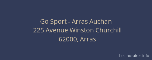 Go Sport - Arras Auchan