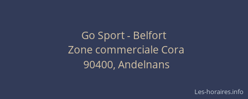 Go Sport - Belfort
