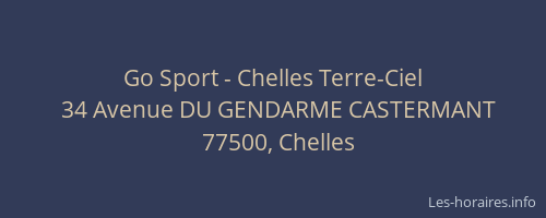 Go Sport - Chelles Terre-Ciel