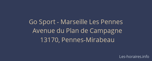 Go Sport - Marseille Les Pennes