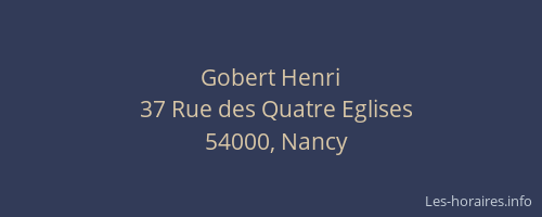 Gobert Henri