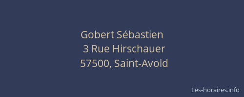 Gobert S&eacute;bastien