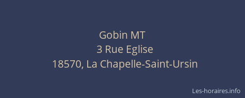 Gobin MT