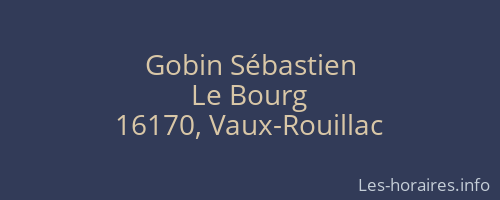 Gobin Sébastien