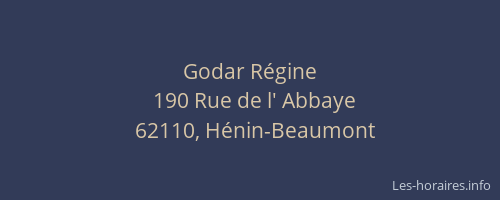 Godar Régine