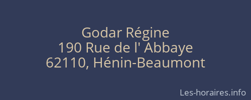 Godar Régine