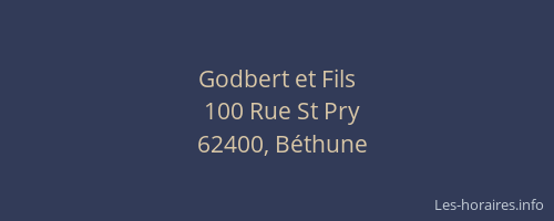 Godbert et Fils