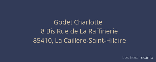 Godet Charlotte