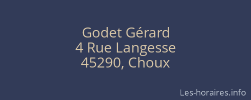 Godet Gérard