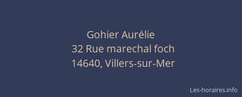 Gohier Aurélie