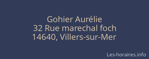 Gohier Aurélie