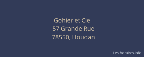 Gohier et Cie