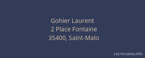Gohier Laurent