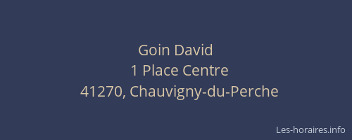 Goin David