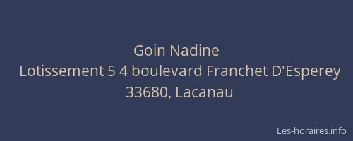 Goin Nadine