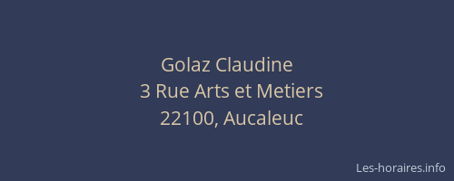 Golaz Claudine