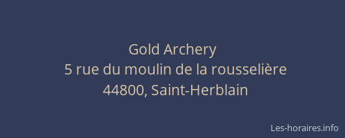 Gold Archery