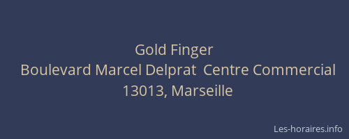 Gold Finger
