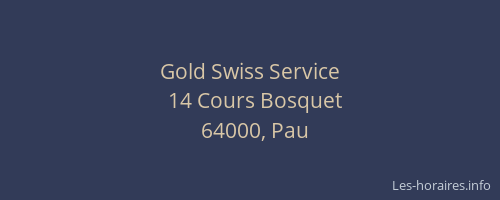 Gold Swiss Service