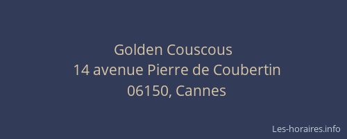 Golden Couscous