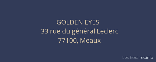 GOLDEN EYES