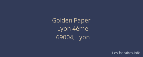 Golden Paper