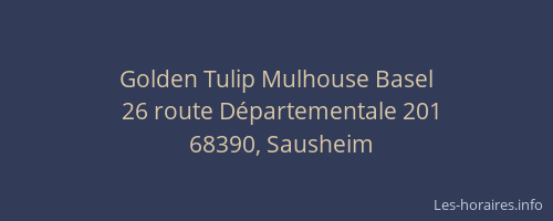 Golden Tulip Mulhouse Basel