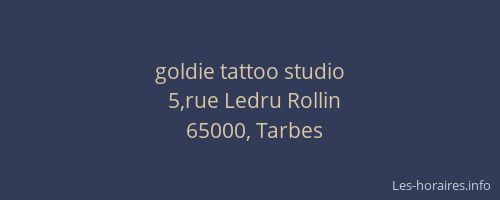 goldie tattoo studio