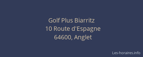 Golf Plus Biarritz