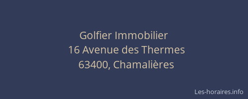 Golfier Immobilier