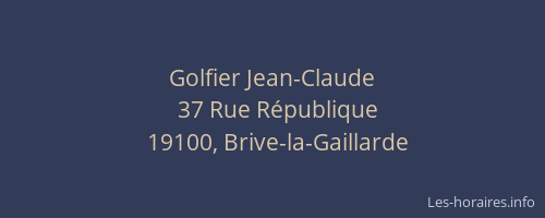 Golfier Jean-Claude